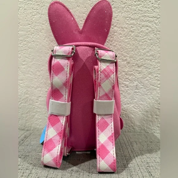 PEEPS Pink Marshmallow Bunny Mini Backpack NWT - Picture 2 of 6